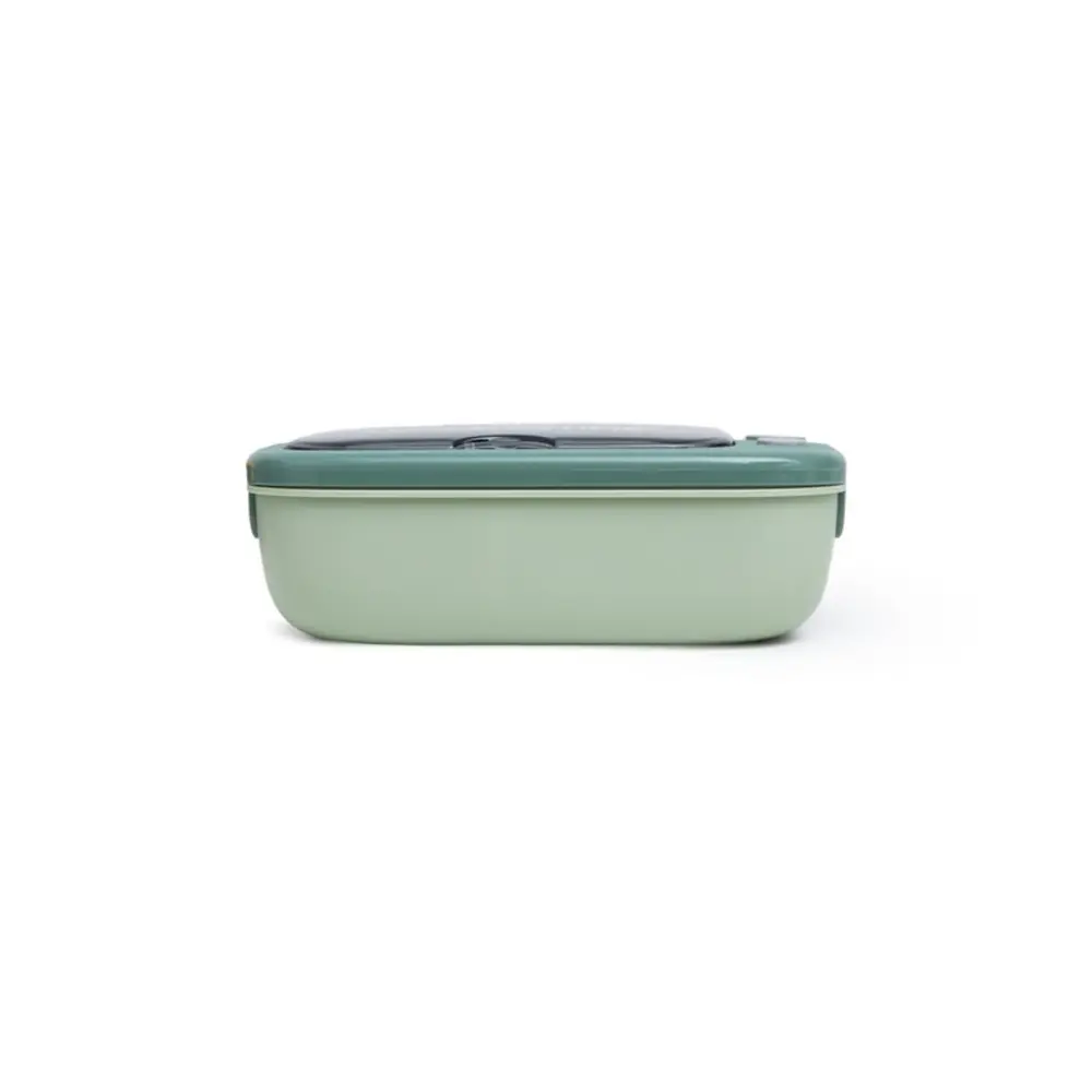 Fissman Lunch Container 1000 ml 2-Compartment Green Plastic - 16743 - Image 4