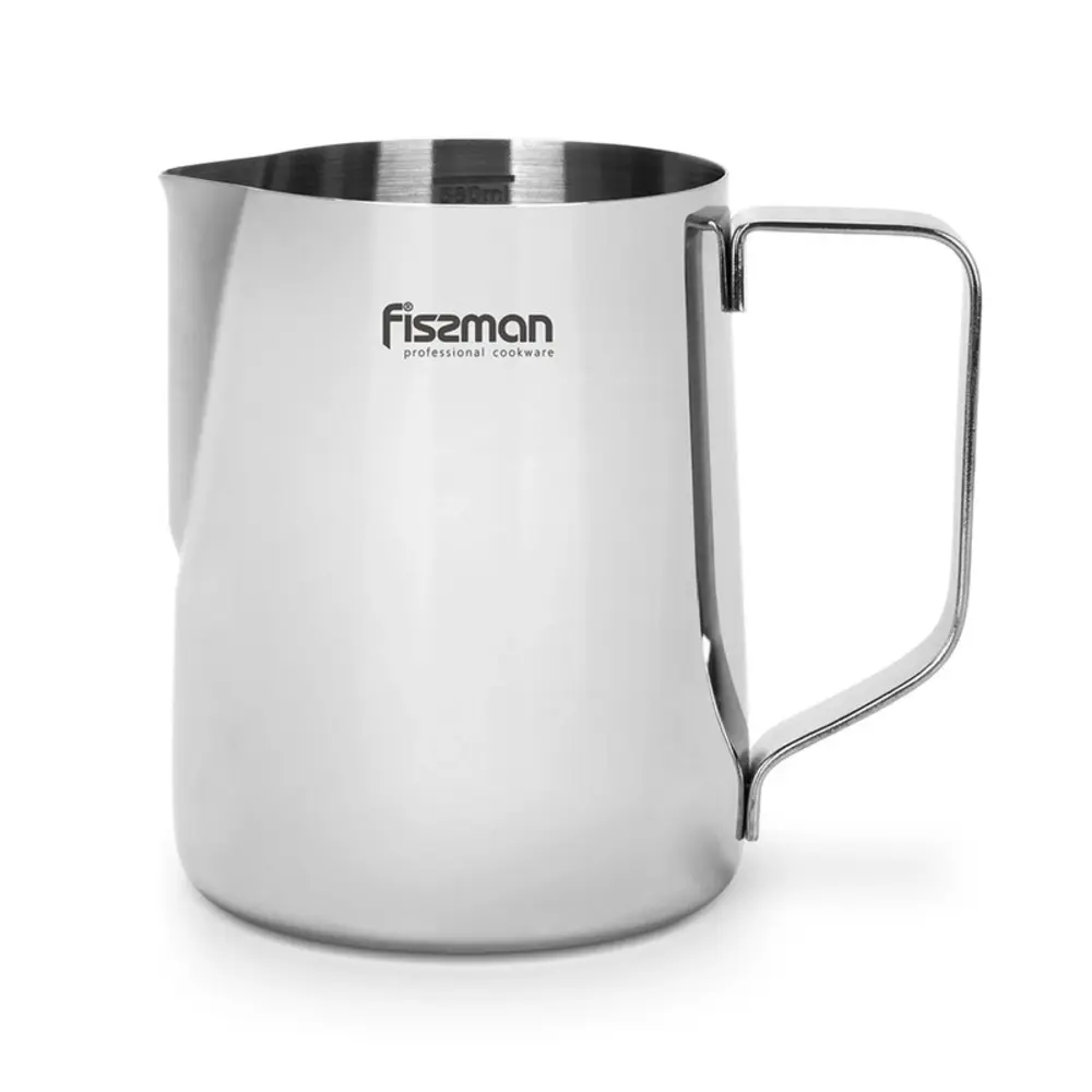Fissman Milk Frothing Pitcher Stainless Steel 600ml Silver - 5250