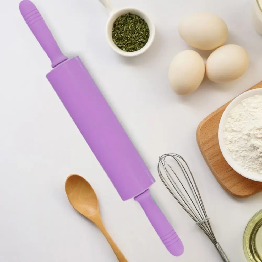 Fissman Rolling Pin Silicone 39.5cm Lilac - 7561 - Image 4