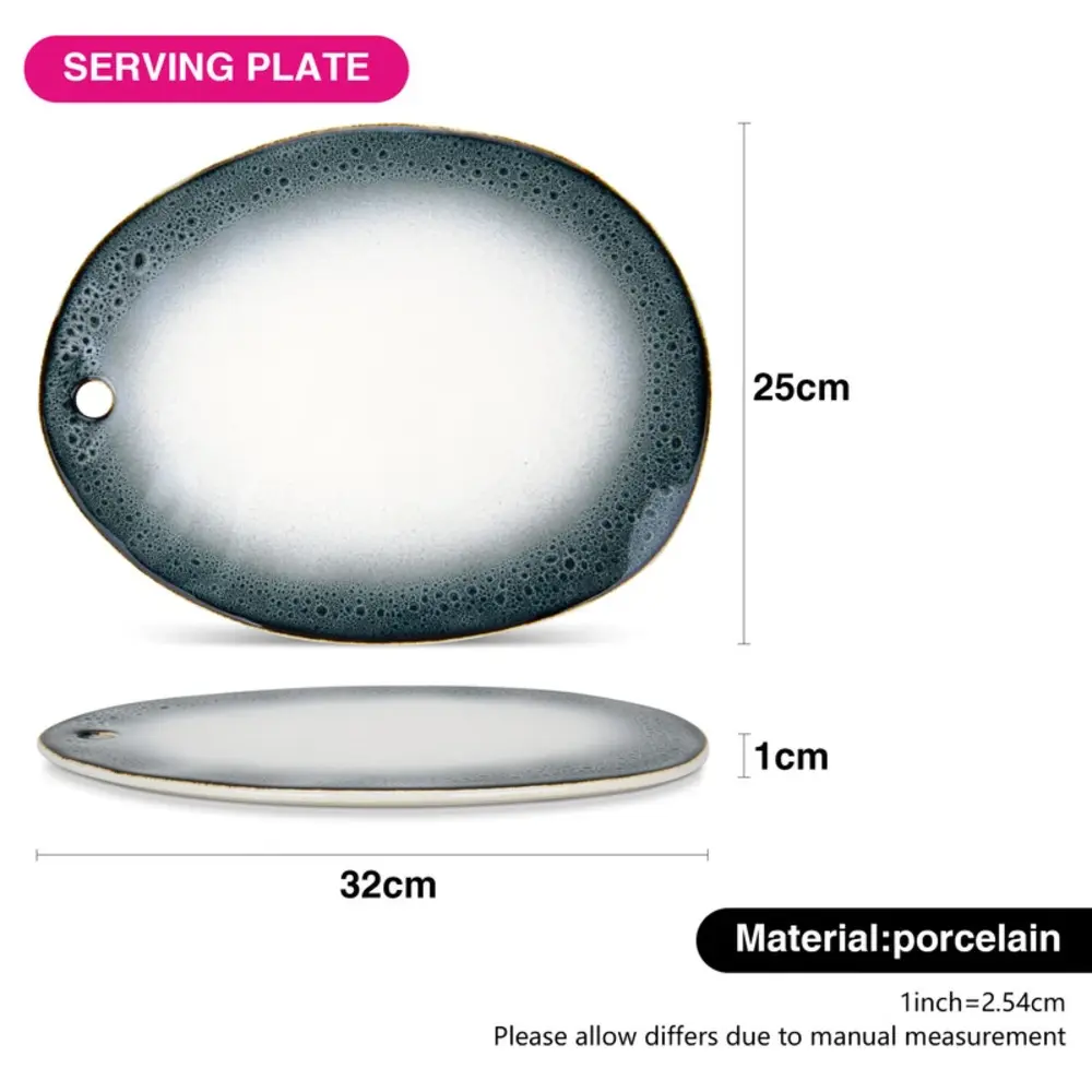 Fissman Serving Plate Galactica Porcelain 32cm Multicolor - 13636 - Image 5