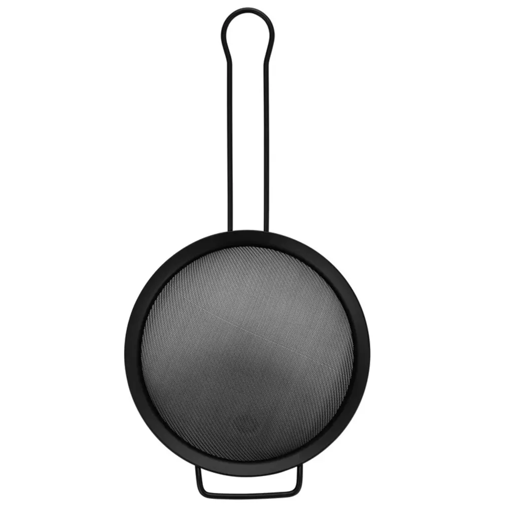 Fissman Strainer 18cm Steel Handle Black - 8443