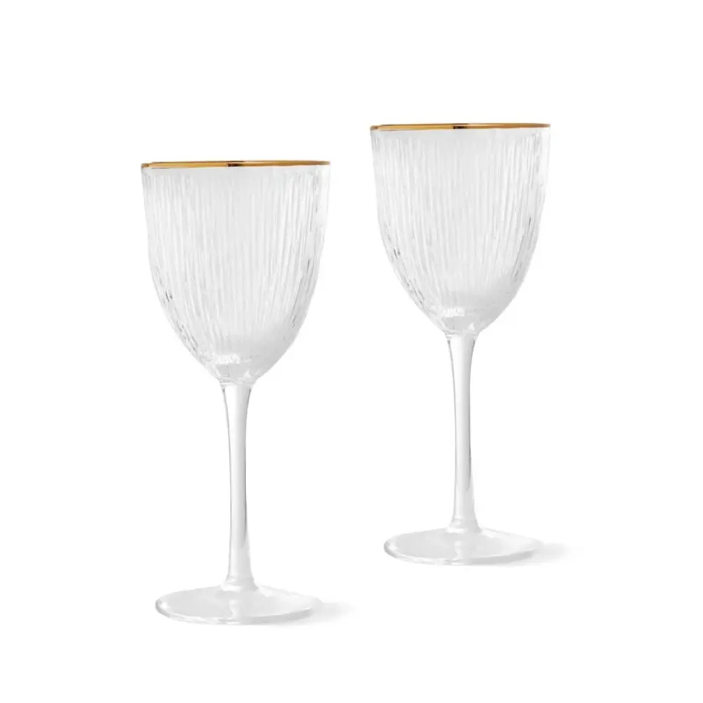 Fissman Wine Glass Set 2-Piece 300ml Glass Clear - 13650