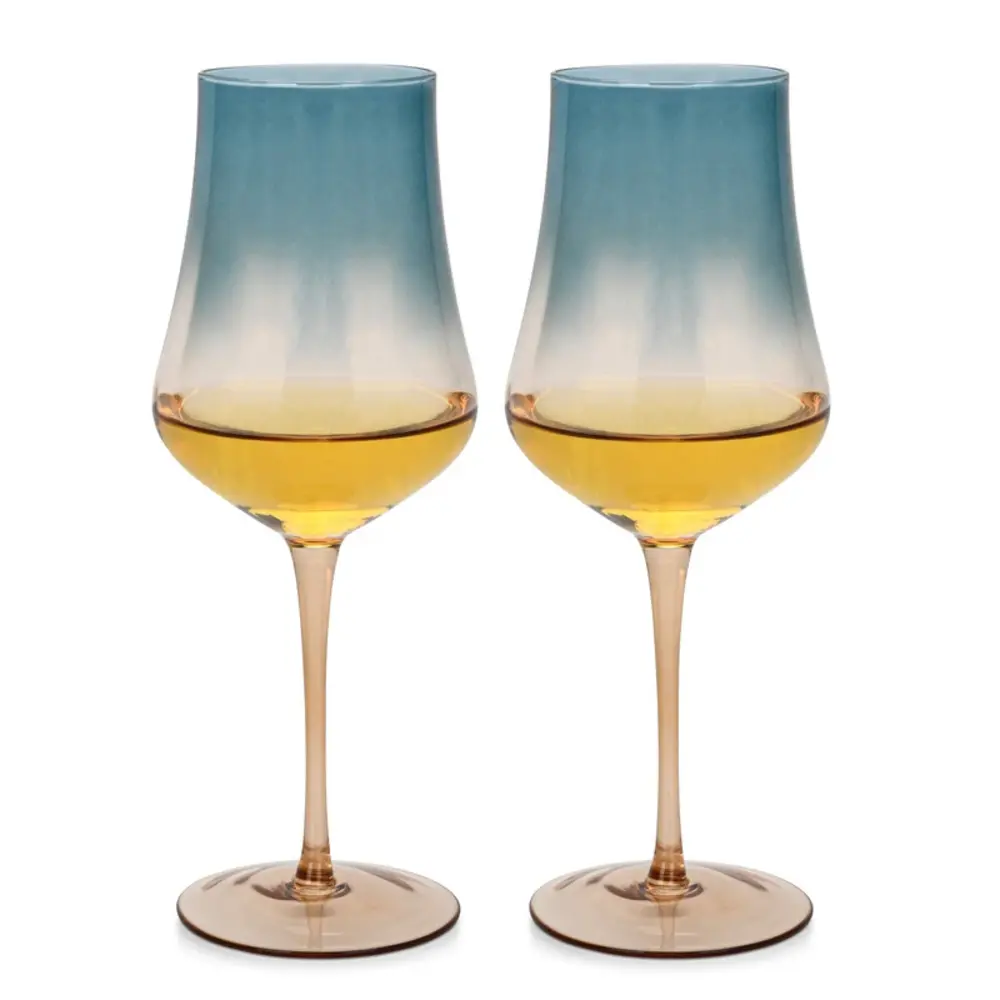 Fissman Wine Glass Set 2-Piece 480ml Glass Multicolor - 13685