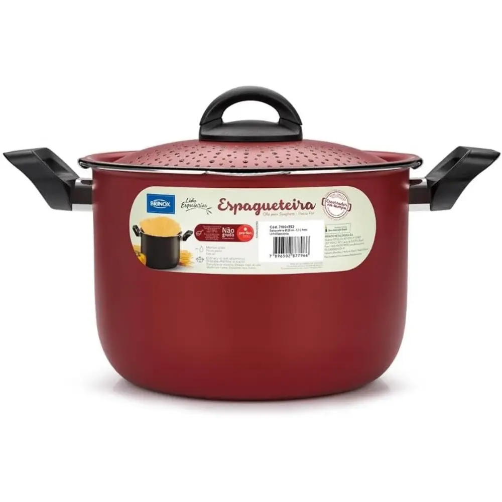 Brinox Cooking Pot Red Aluminum - 3060303 - Image 2
