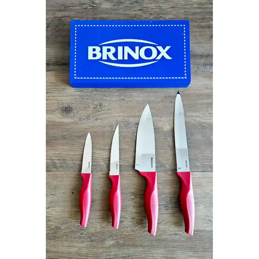 Brinox Cross Knife Set Stainless Steel 4 Pcs - 3060382