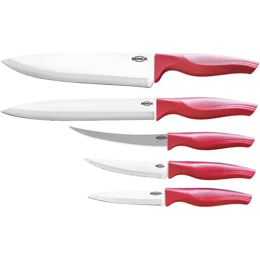 Brinox Cross Knife Set Stainless Steel 5 Pcs - 3060385