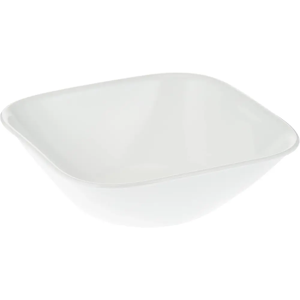 Corelle 1088641 Vitrelle Pure White Dinnerware Set Glass 18 Pack - 4111760 - Image 3