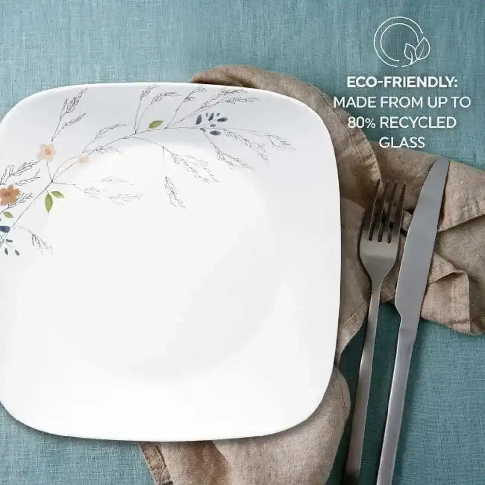 Corelle Adlyn Dinner Set Chip And Break Resistant Tempered Glass 16 Pcs - 4119993 - Image 4