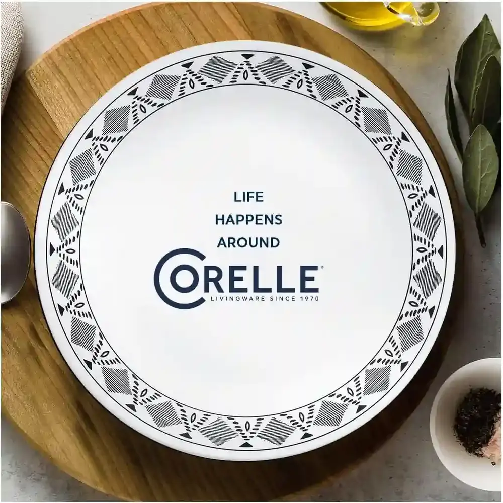 Corelle Cusco Dinner Set, Chip And Break Resistant Glass 16 Pcs - 4119991 - Image 3