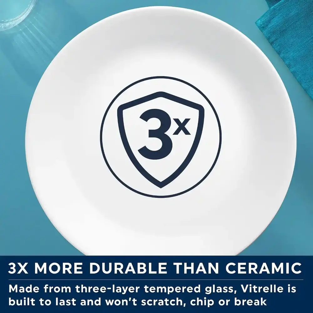 Corelle Dinnerware Set, Paloma Glass 12 Pcs - 4119977 - Image 3