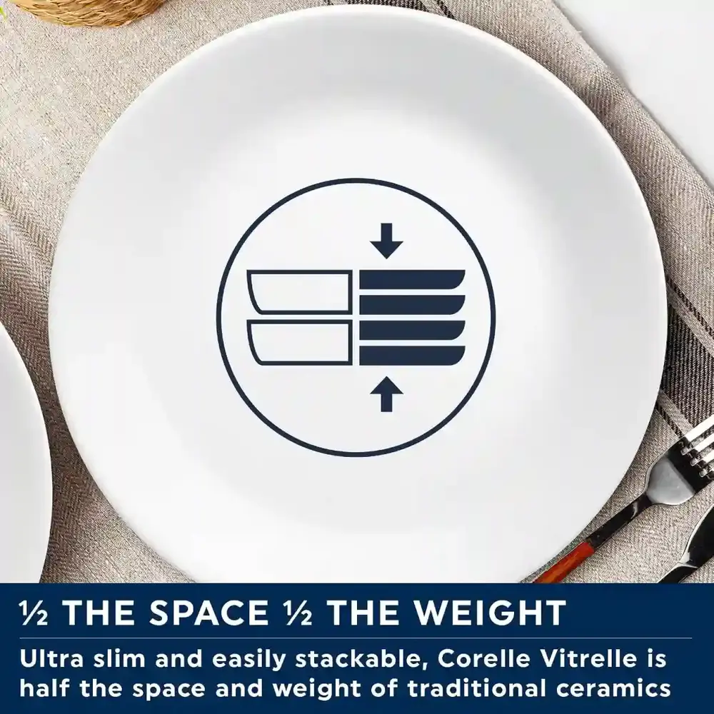 Corelle Dinnerware Set, Paloma Glass 12 Pcs - 4119977 - Image 5