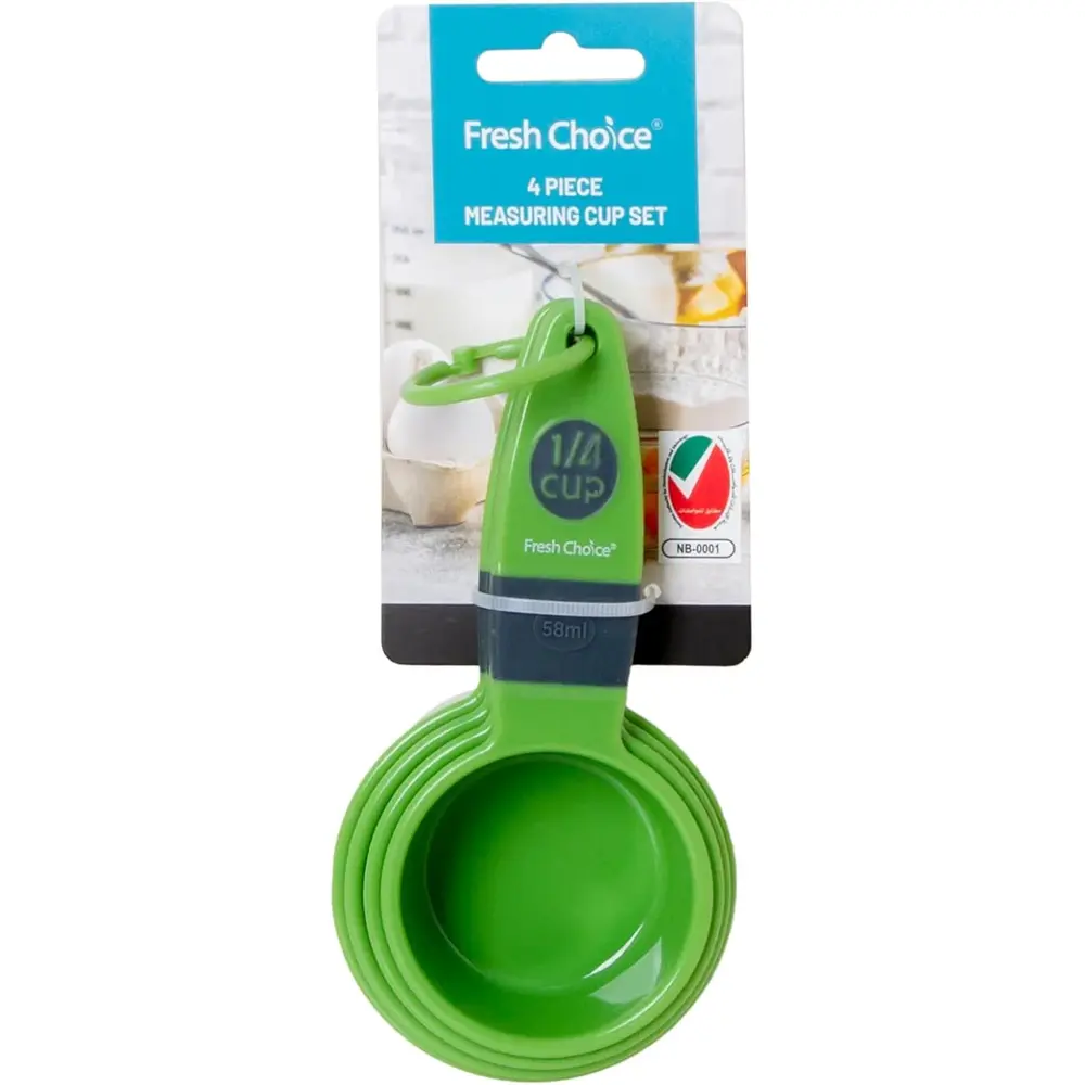 Fresh Choice Measuring Cup Set Stainless Steel 4 Pack - 3015815