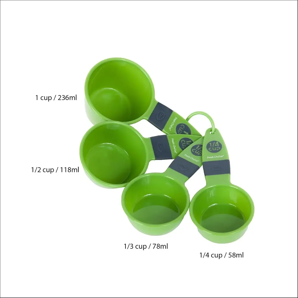 Fresh Choice Measuring Cup Set Stainless Steel 4 Pack - 3015815 - Image 2