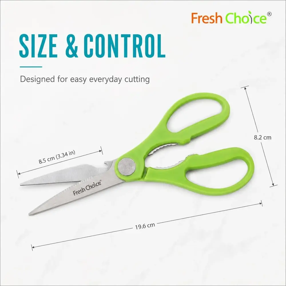 Fresh Choice Multi Use Kitchen Scissors Stainless Steel - 3015809 - Image 4