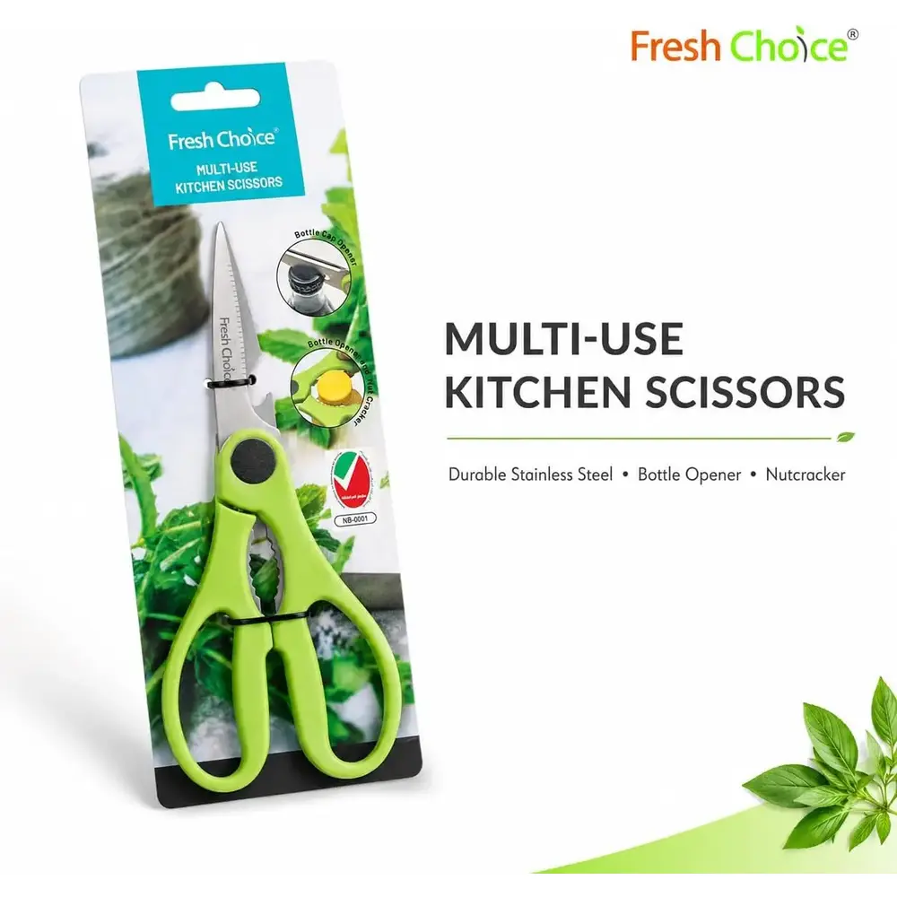Fresh Choice Multi Use Kitchen Scissors Stainless Steel - 3015809 - Image 5