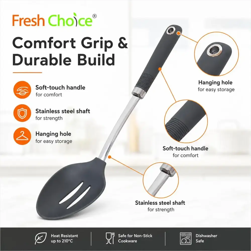 Fresh Choice Nylon Slotted Spoon - 3015794 - Image 2
