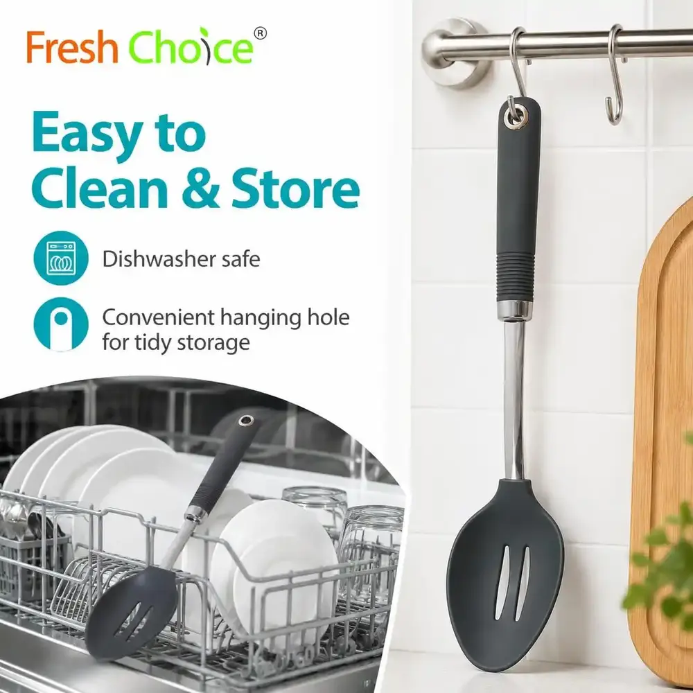 Fresh Choice Nylon Slotted Spoon - 3015794 - Image 3