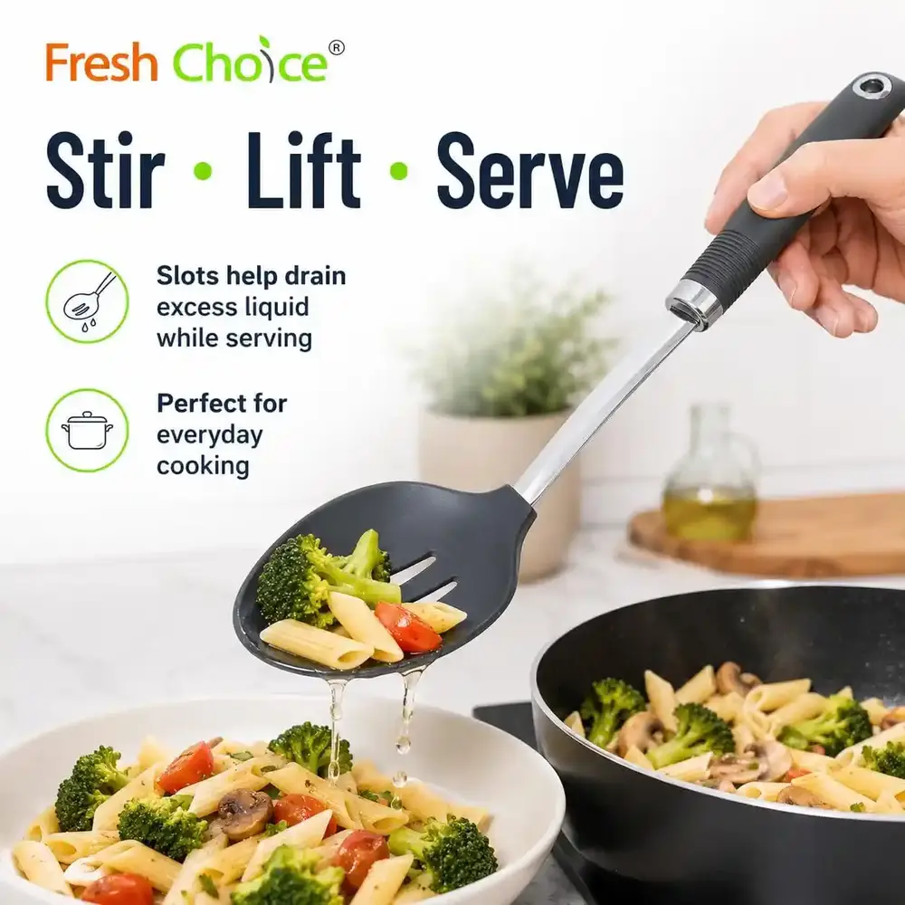 Fresh Choice Nylon Slotted Spoon - 3015794 - Image 4