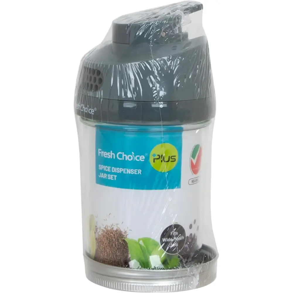 Fresh Choice Sugar And Spice Dispenser Jar Set Stainless Steel - 3015823