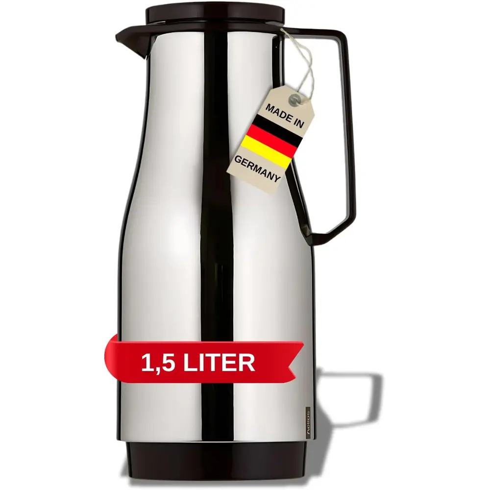 Helios Champion Vacuum Jug Brown Stainless Steel 1.5L - 3015607