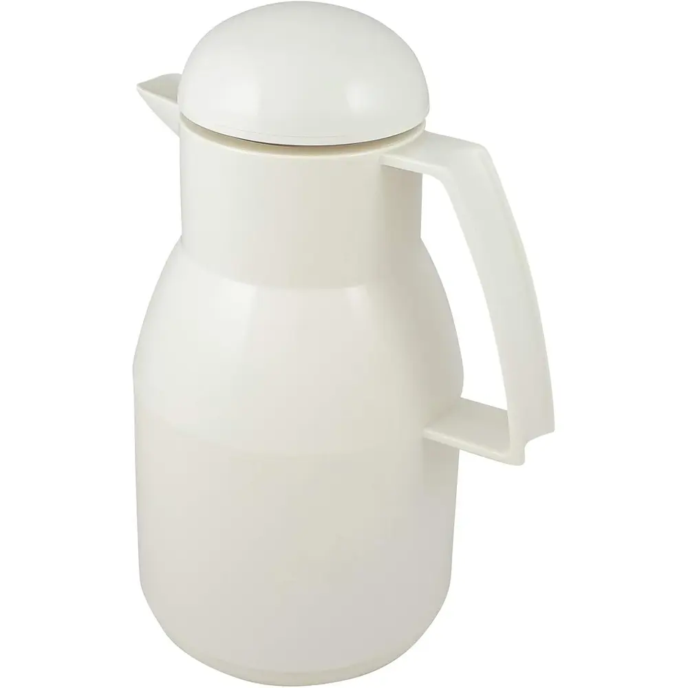 Helios Top Vacuum Jug White , X 25.7 CM Stainless Steel 1L - 3015621 - Image 3