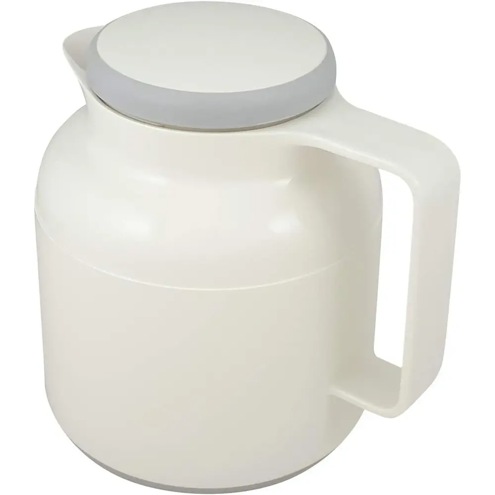 Helios Wash Pro Vacuum Jug White , Coffee Tea Edition, Assorted, Hot Cold Retention - Easy Cleaning Stainless Steel 1L - 3015789 - Image 3