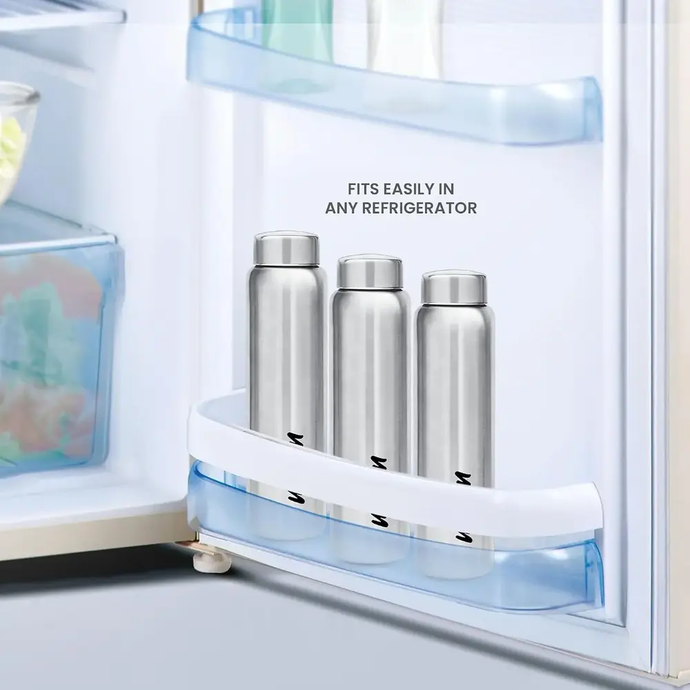 Milton Aqua 1000 Water Bottle, Silver Stainless Steel 930ml - 3015585 - Image 5