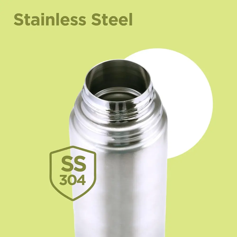 Milton Bullet Flasks Flip LID With Pouch Stainless Steel 500ml - 3015506 - Image 4