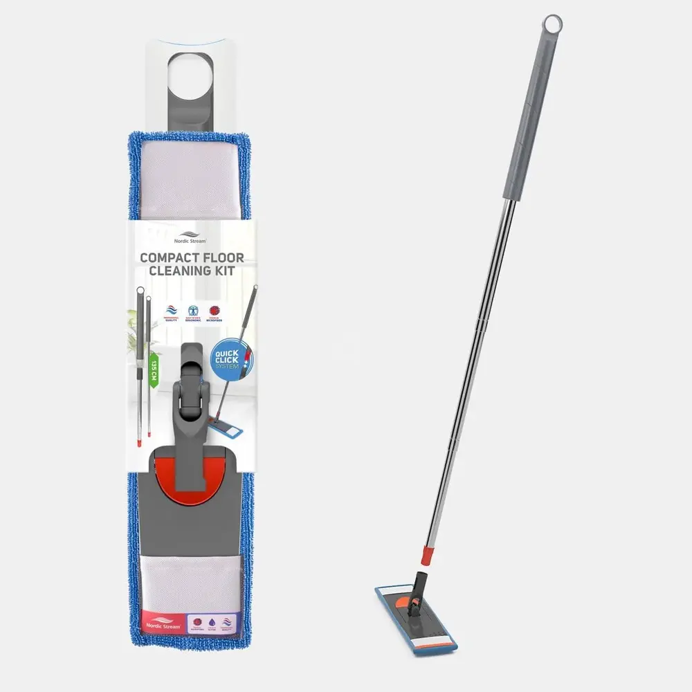 Nordic Stream Floor Cleaning Kit - Compact Pocket Version Stainless Steel - 3028028