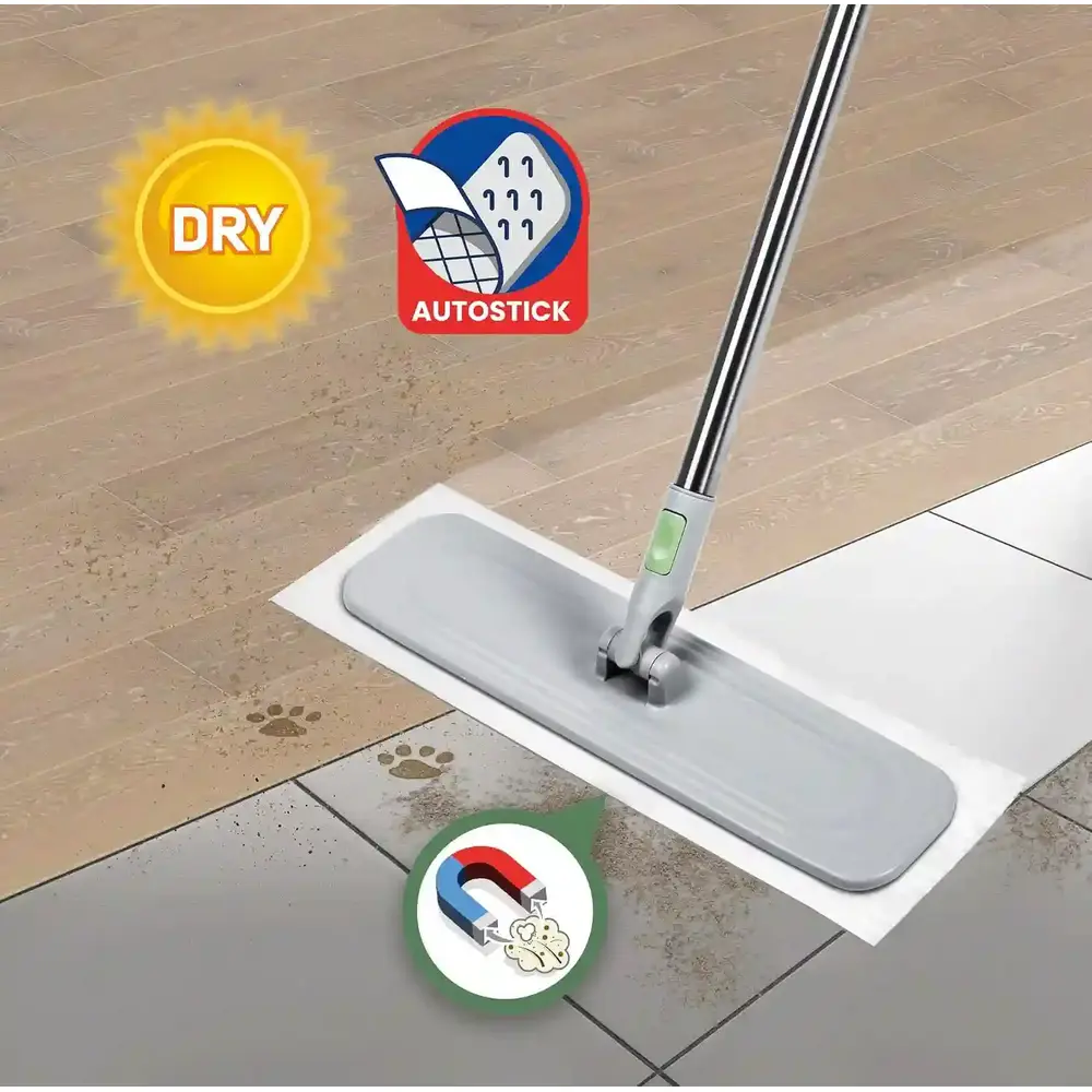 Nordic Stream Streamy Dry Cloth Refill Pcs - Compatibly Used With Streamy Floor Cleaning Kit Set 15201 Stainless Steel 20 Pcs - 3028035 - Image 4