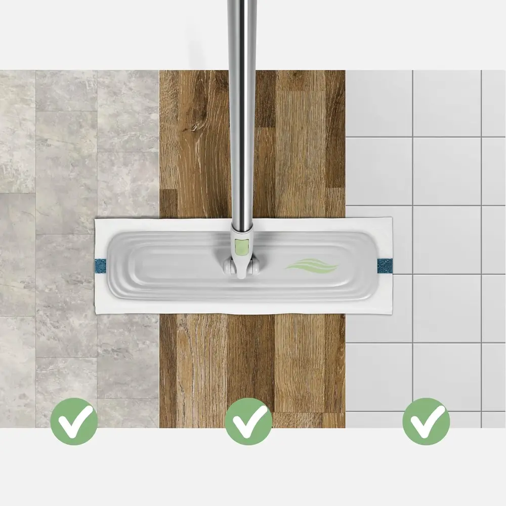 Nordic Stream Streamy Floor Cleaning Kit Set - Wet And Dry, Multi-surface Efficient Cleaning, Complete Kit With Autostick Mops Stainless Steel - 3028033 - Image 6