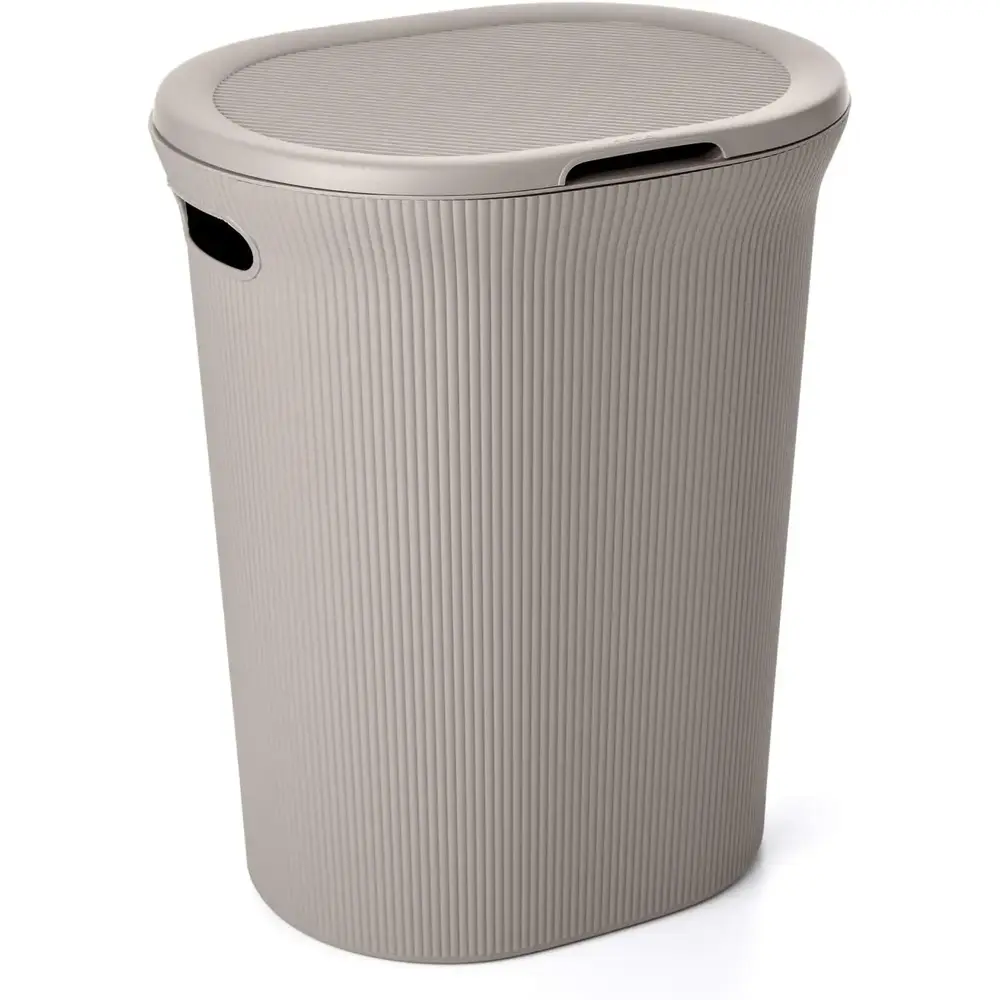 Tatay Baobab Laundry Basket, BPA Free, With LID Taupe Measures X 50 CM Polypropylene 40L - 3019201