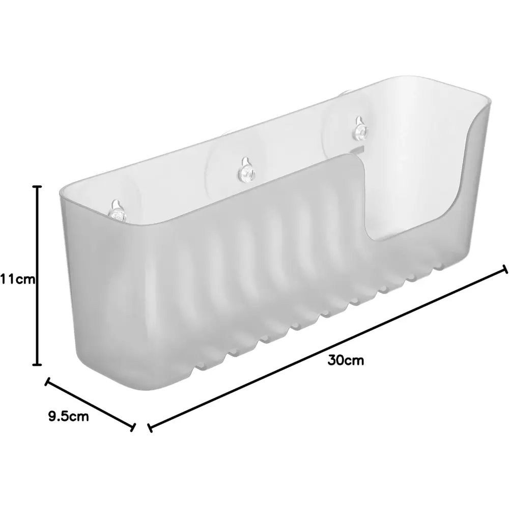 Tatay Standard Storage Basket, Large, White, One Size Polypropylene - 3019241 - Image 3