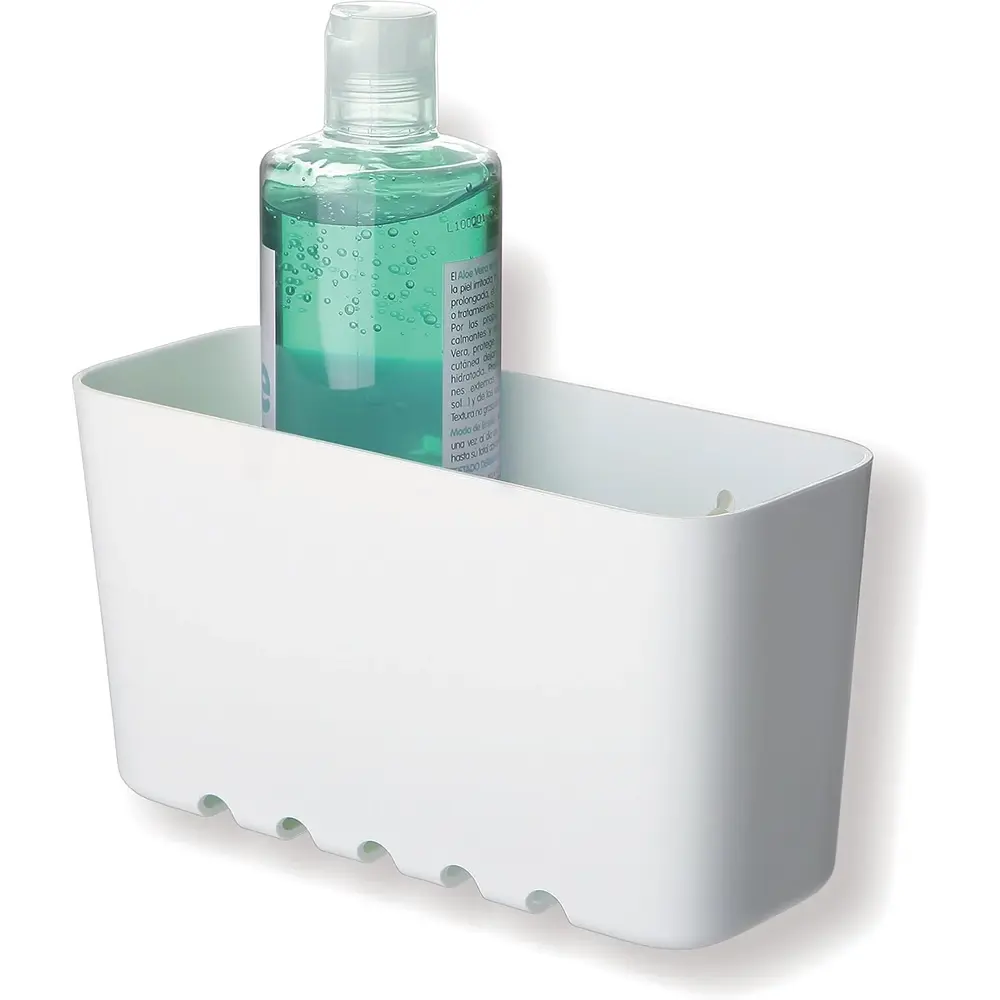 Tatay Suction Storage Basket, Small, Standard White Polypropylene - 3019238 - Image 2