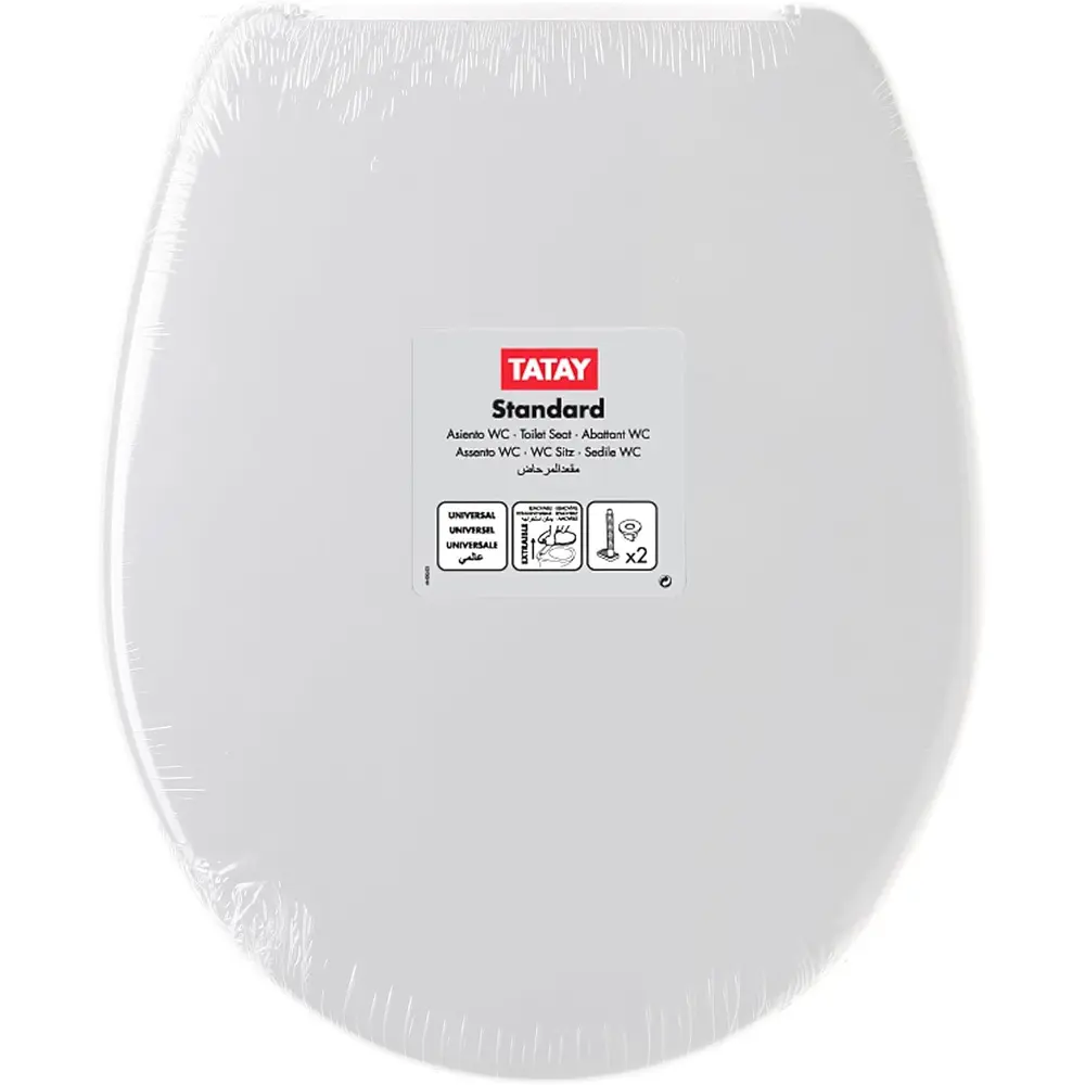 Tatay Toilet Seat Rtt White, One Size Polypropylene - 3019226 - Image 2