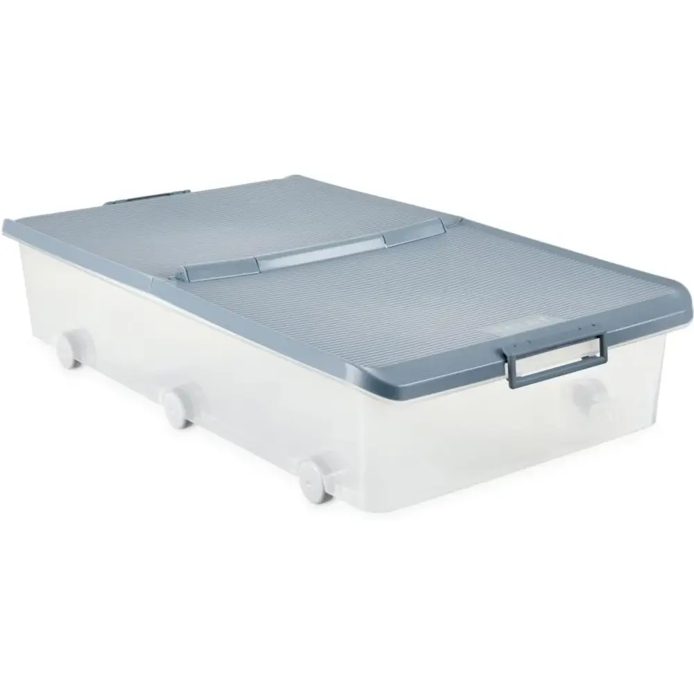 Tatay Underbed Storage Box, Blue Mist Polypropylene 63L - 3019220