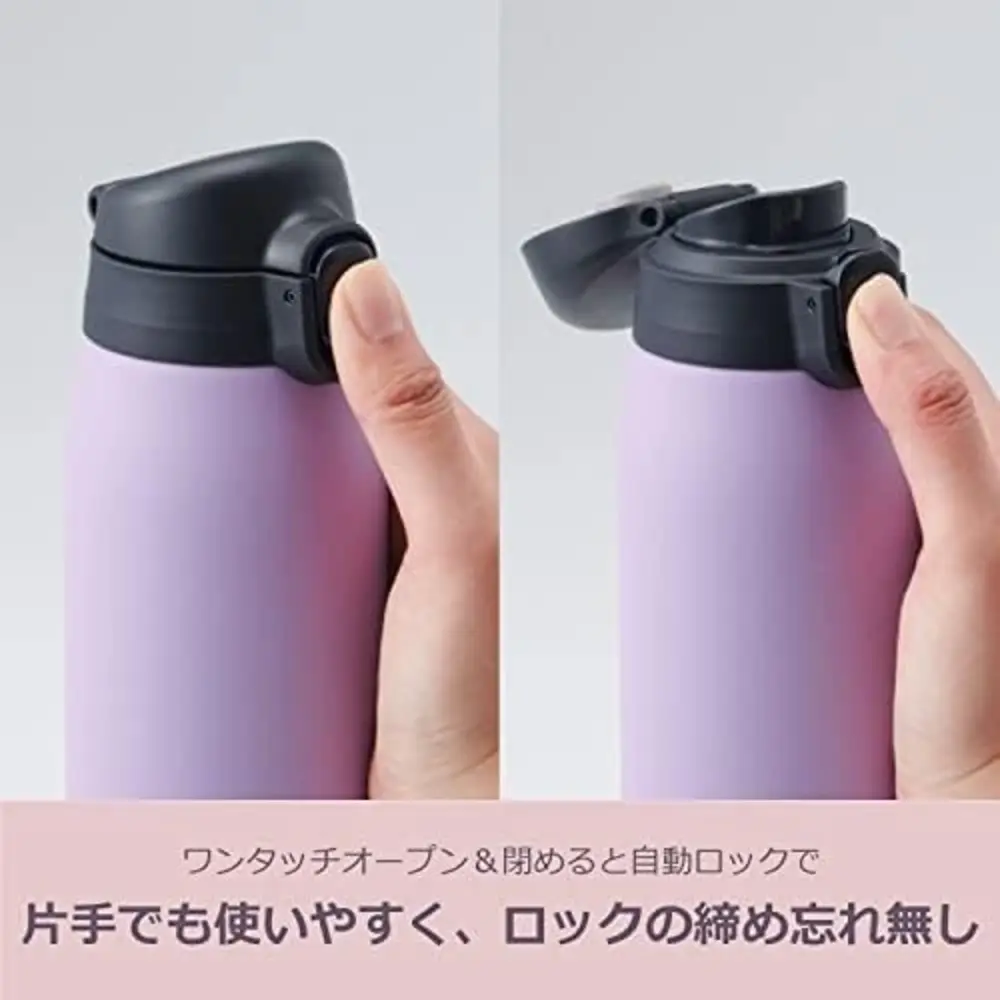 Tiger Bottle Vacuum Insulated Double Wall, Ultra Light, Certified Antibacterial LID Base And Coat, Marine Blue, Mct Stainless Steel 500ml - 3016885 - Image 4