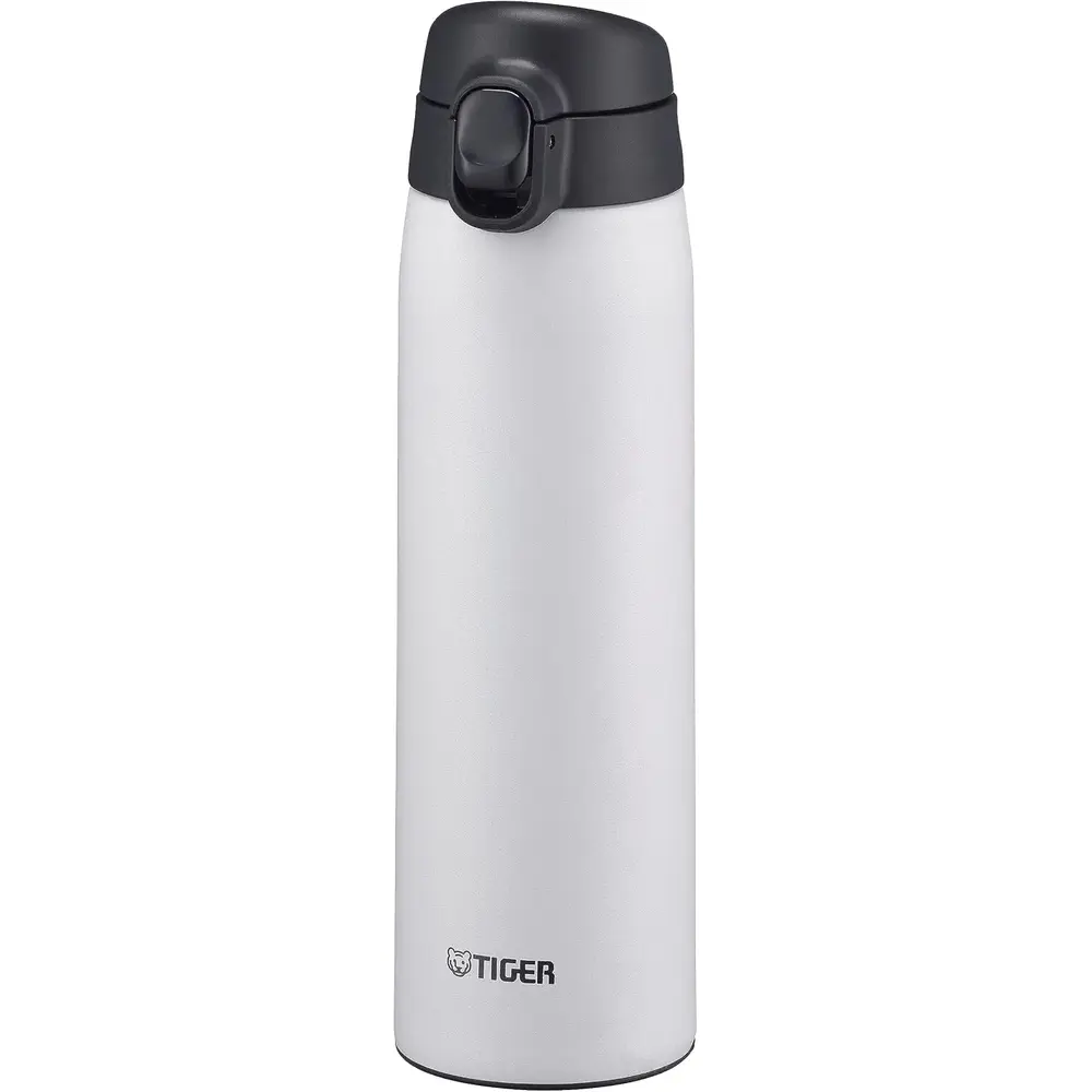 Tiger Bottle Vacuum Insulated Double Wall, Ultra Light, Certified Antibacterial LID Base And Coat, Snow Drop, Mct Stainless Steel 500ml - 3016890
