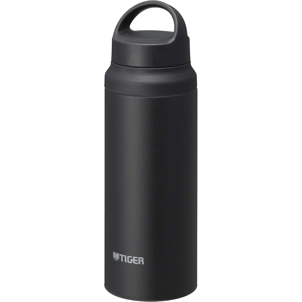 Tiger Vacuum Insulated Bottle With Handle Black Stainless Steel - 3016853