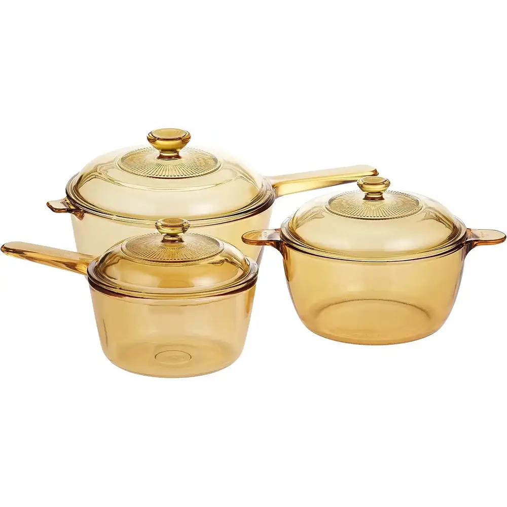 Visions Cookware Brown, Set Glass 6 Pack - 4118365