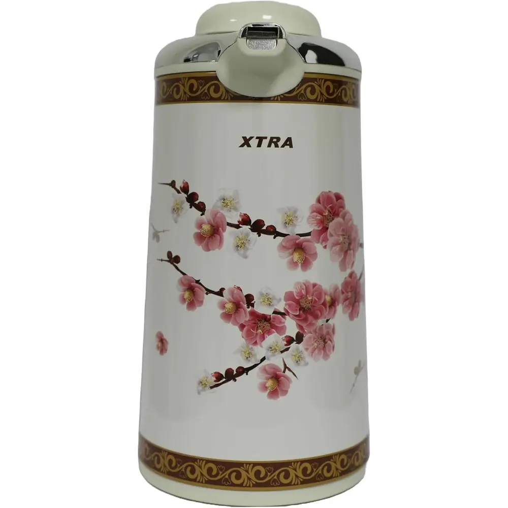 Xtra Handy Jug Flower White Stainless Steel 1.3L - 3019011 - Image 2