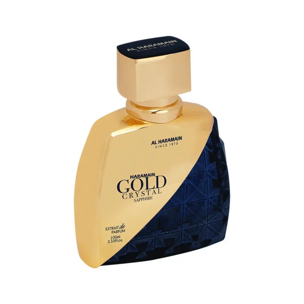 Al Haramain Gold Crystal Sapphire Extrait de Parfum 100 ml for Unisex - Woody Floral Fragrance - AHP1420