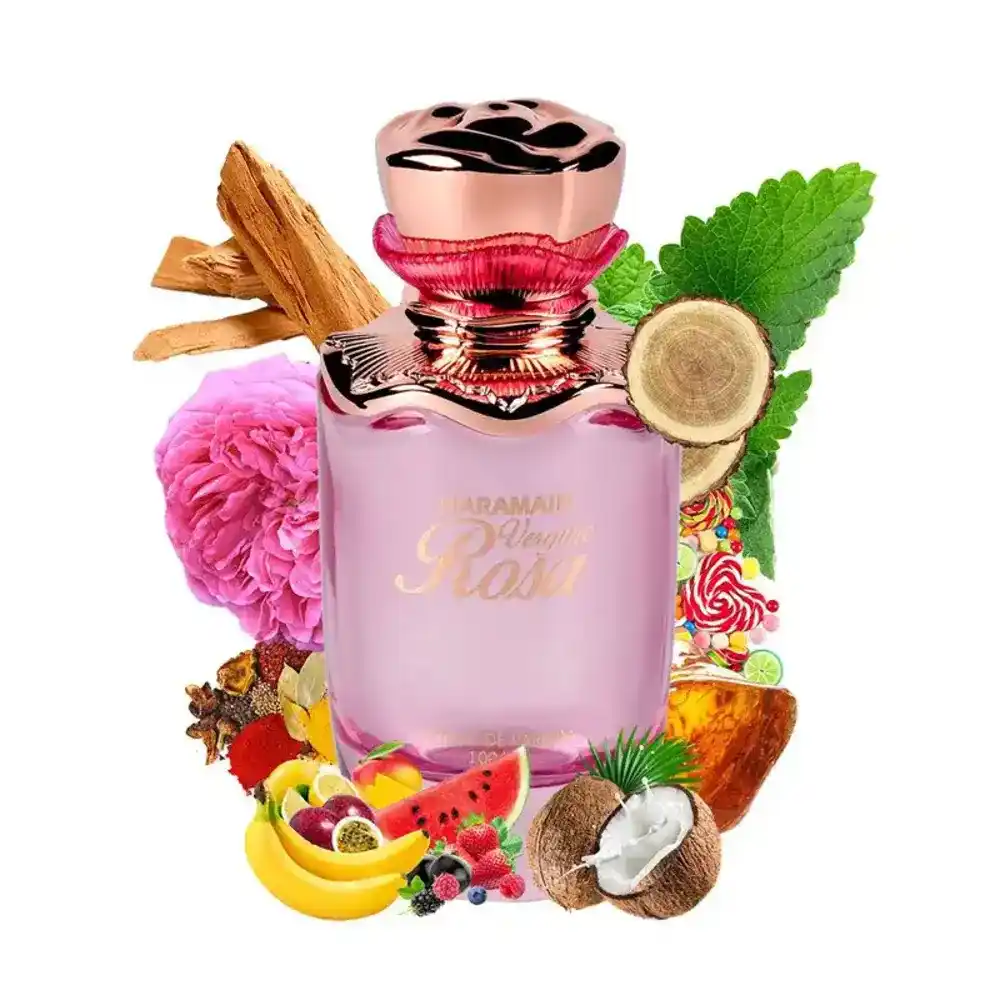 Al Haramain Vergine Rosa Extrait de Parfum 100 ml for Unisex - Floral Woody Fragrance - AHP1463 - Image 2