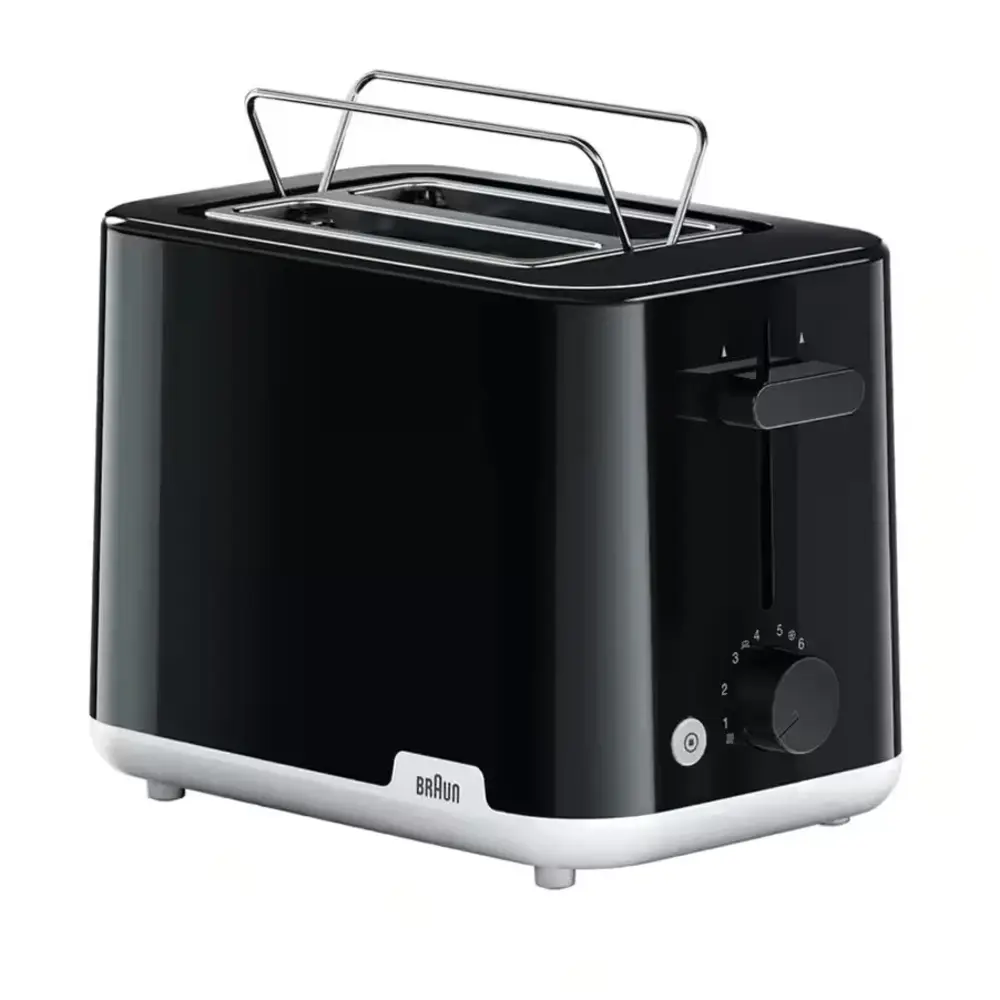 Braun Toaster 900W 2 Slot With 8 Settings, Black - HT1010BK
