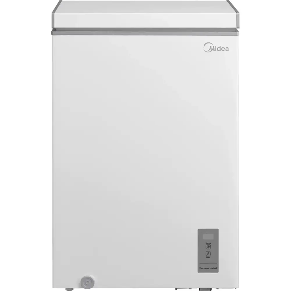Midea Single Door Chest Freezer 99 Liters, White - MDRC154FZE01D