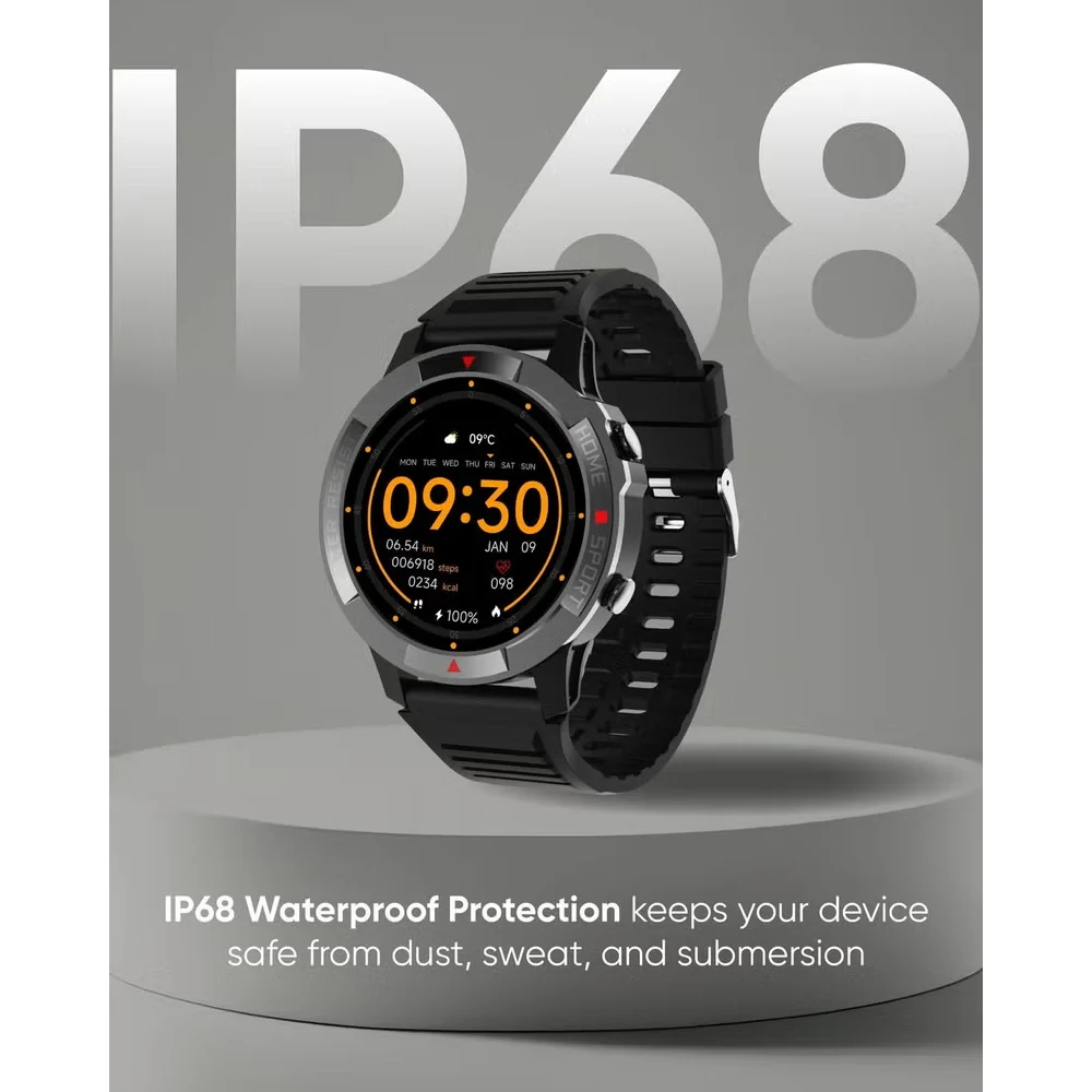 MYX PRO Scout Smartwatch, 1.48 Inch Full Touch Screen, IP68, AI Voice Control, Bluetooth Calling, Health Monitoring - SCOUT MT35 - Image 4