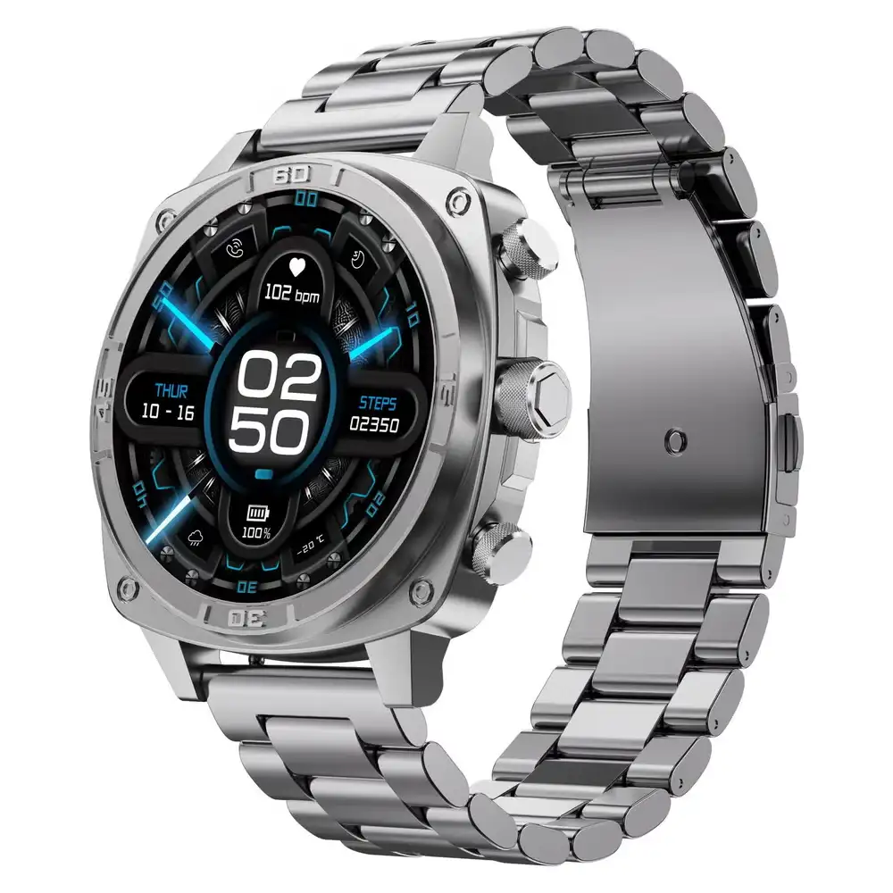 MYX PRO Strive Smartwatch, 1.43 Inch Super AMOLED, Bluetooth Calling, 100+ Sports Modes, IP68 - STRIVE MT68