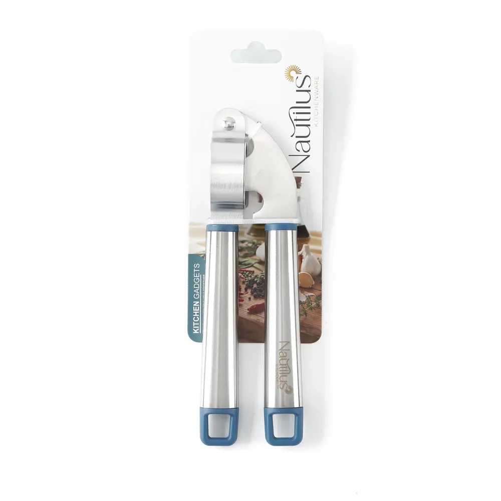 Nautilus Silicone Garlic Press, Blue - RNGT-9023 - Image 2