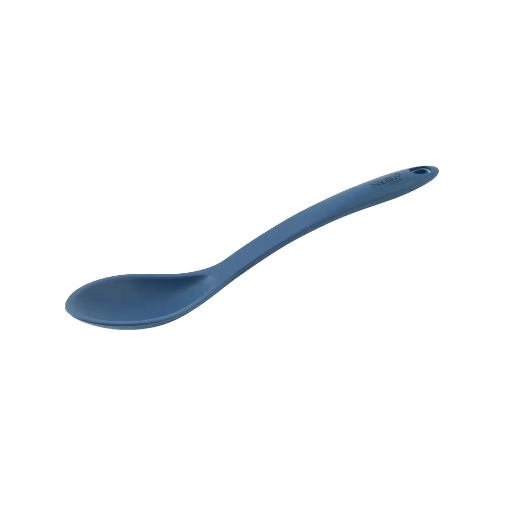 Nautilus Silicone Kitchen Spoon, Blue - RNGT-9048