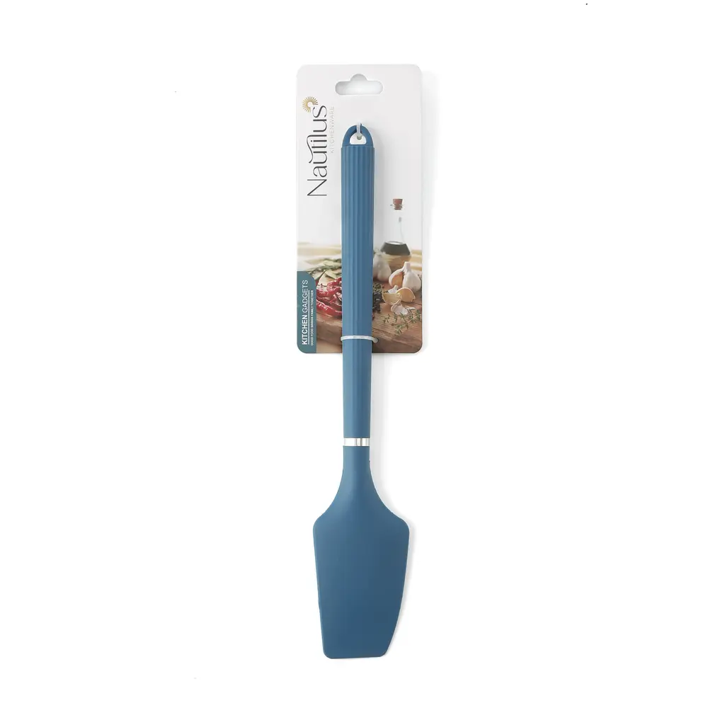 Nautilus Silicone Mixing Spatula, Blue - RNGT-9013 - Image 2